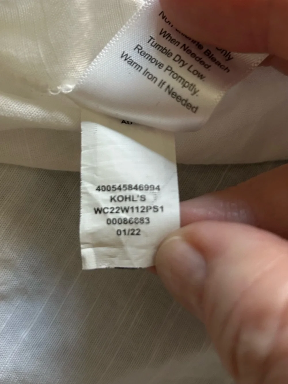 Croft & Barrow - White Embroidered Cotton Top - Picture 7 of 9